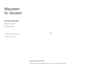 Tablet Screenshot of maureenstvincent.com